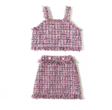 Luxe chic skirt set