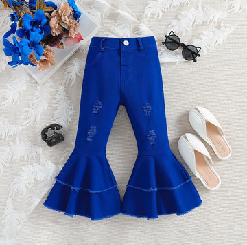 Mini Rebel Bell Bottoms blue