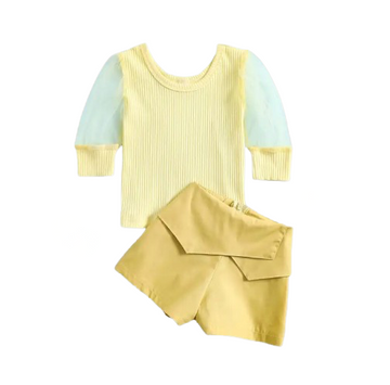 You bring me sunshine short set