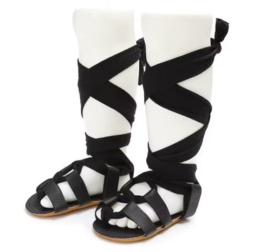 Baby Gladiator Sandals - Black
