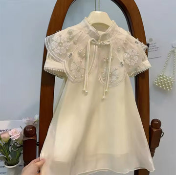 Pearl Charm Vintage Dress