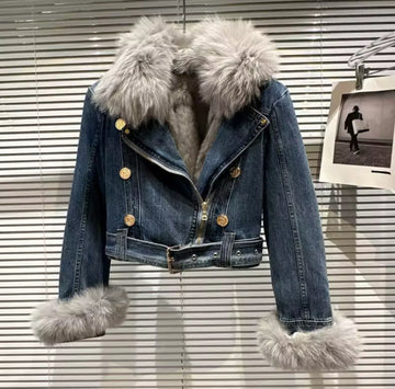 In Style Boss Denim Luxe Coat