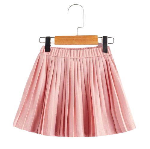 Blush Blossom Pleated Skirt