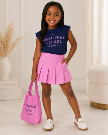 City chic trio skirt set