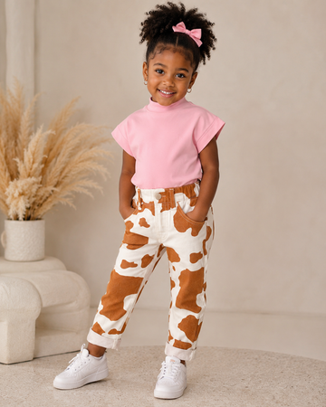 Wild West Cow Print Denim Jeans