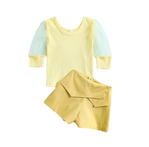 You bring me sunshine short set