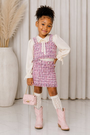 Luxe chic skirt set