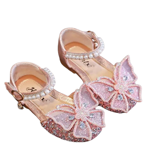 Pearl Jewel Flats - Pink