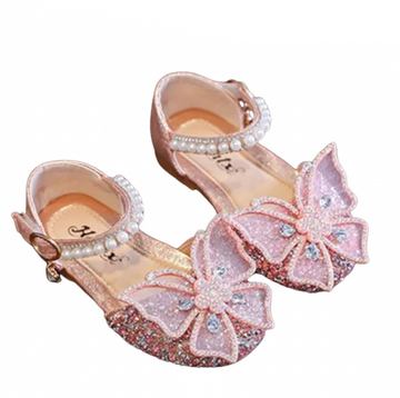 Pearl Jewel Flats - Pink